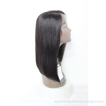 Vigorous women black colored high quality private label wholesale original artificial products hd lace front synthetic hair wigs